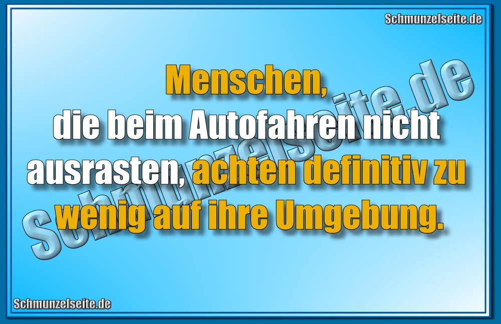 Nicht ausrasten