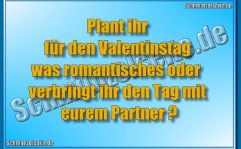 Valentinstag mit Partner