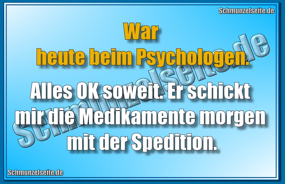 Beim Psychologen.