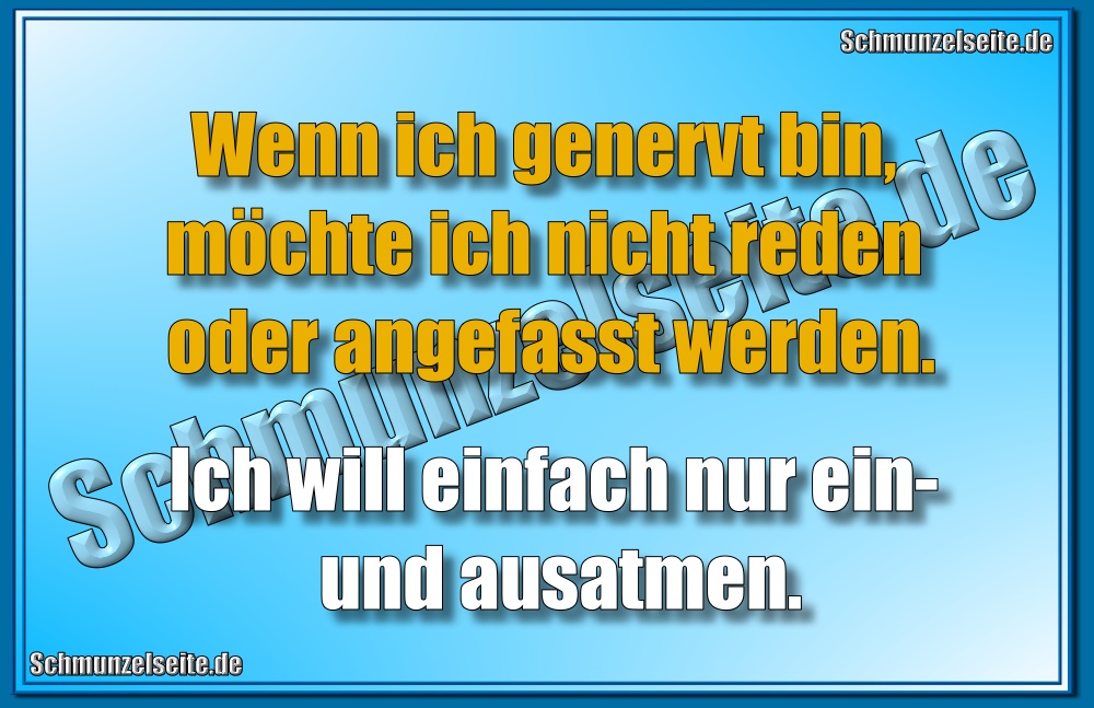 Genervt
