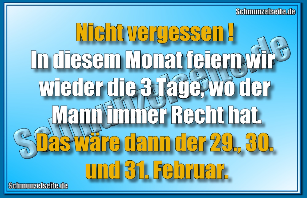 Nicht vergessen