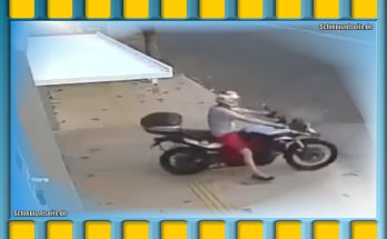 Ab in die Garage. Damit konnte die arme Frau wirklich nicht rechnen.