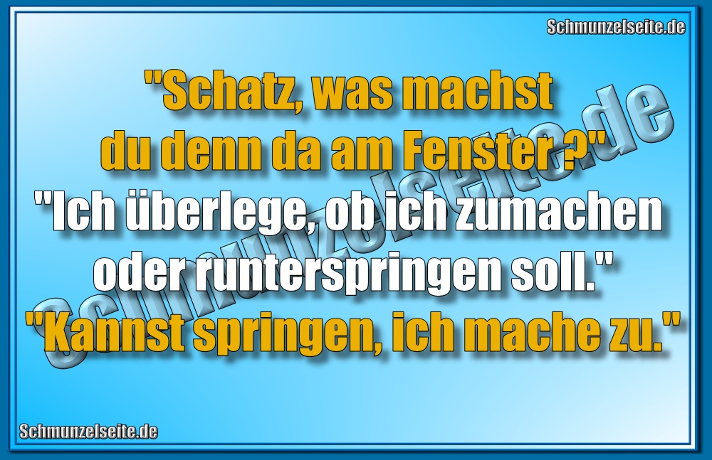 Am Fenster