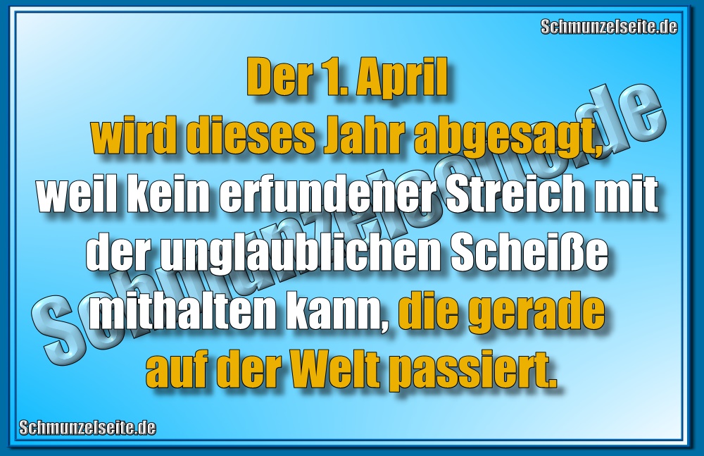 Der 1. April