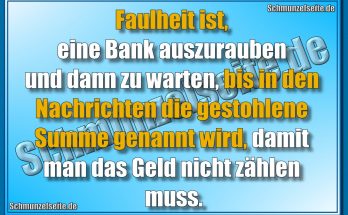Faulheit