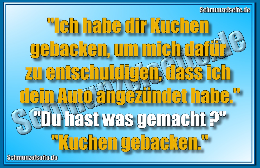 Kuchen gebacken