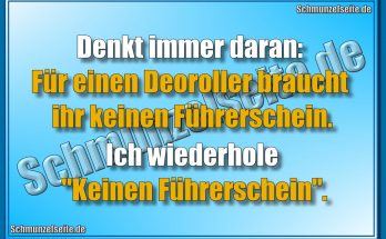 Keinen Führerschein