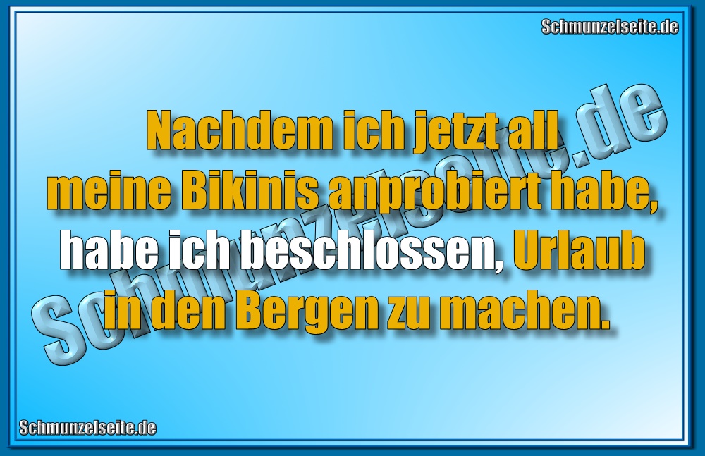 Urlaub in den Bergen