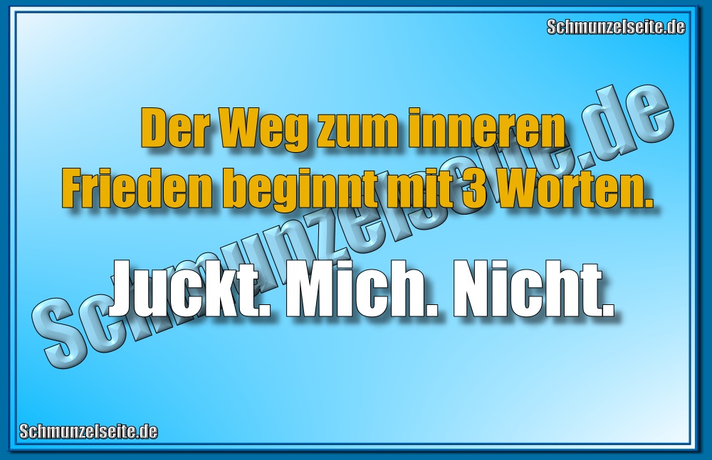 Weg zum inneren Frieden