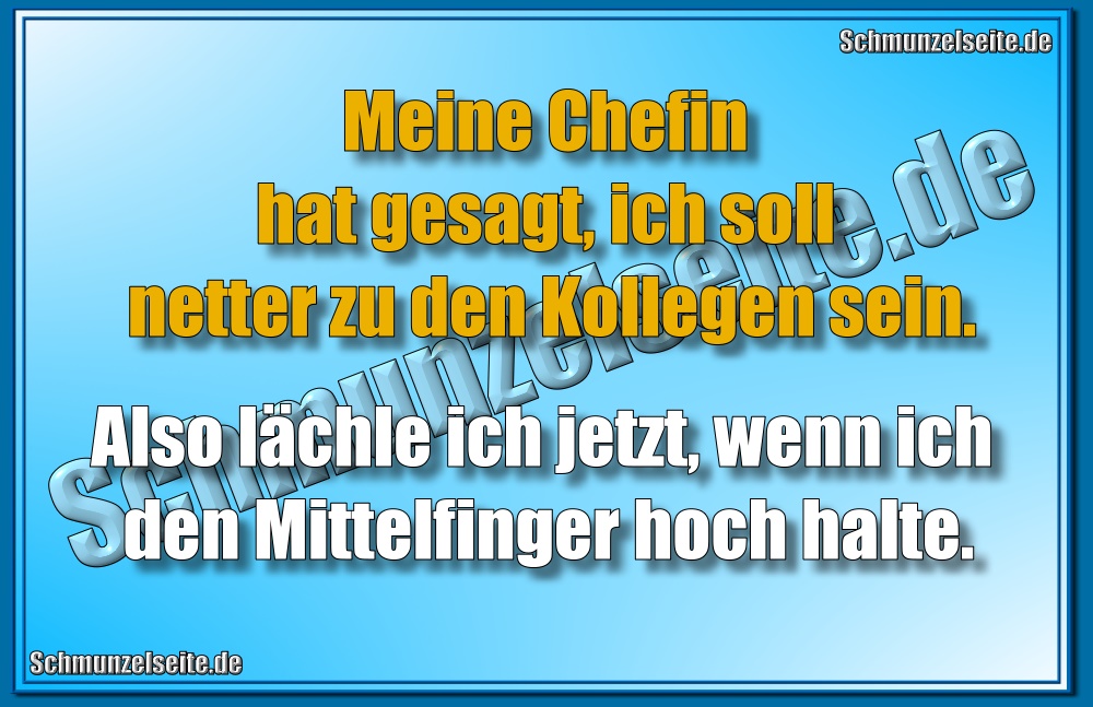Meine Chefin
