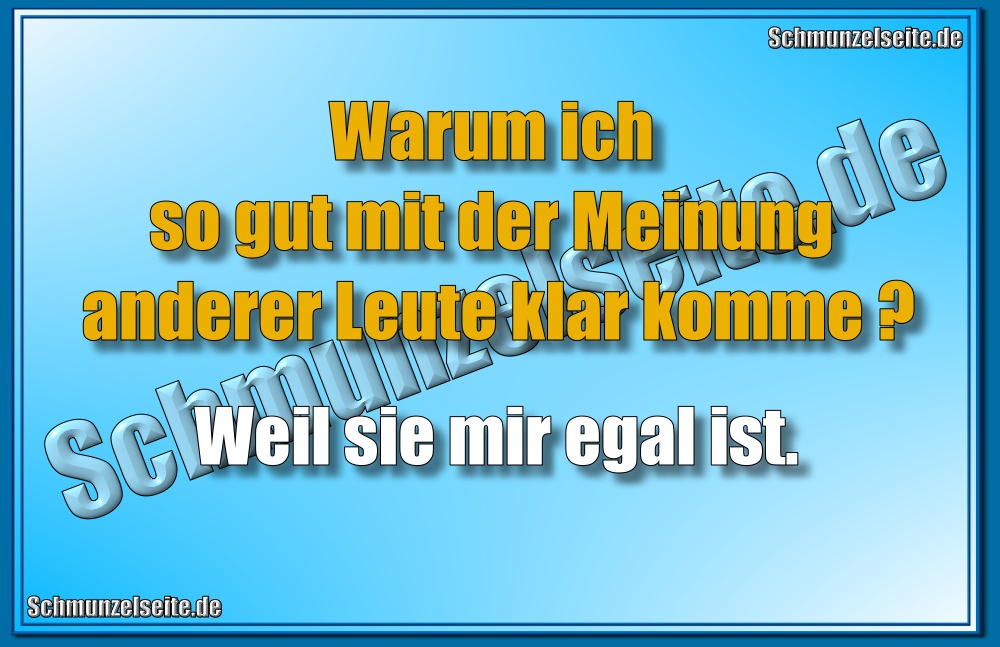 Meinung anderer Leute