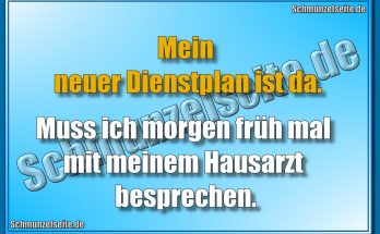 Neuer Dienstplan