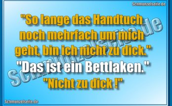 Nicht zu dick