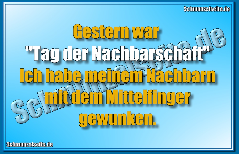 Tag der Nachbarschaft