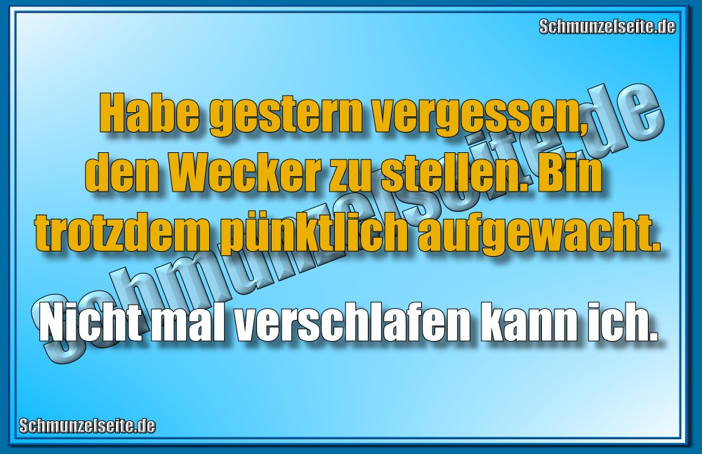 Wecker stellen