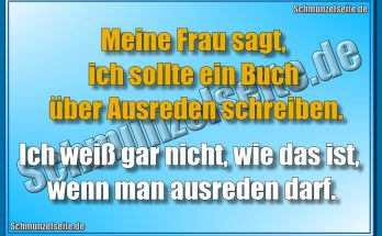 Buch über Ausreden