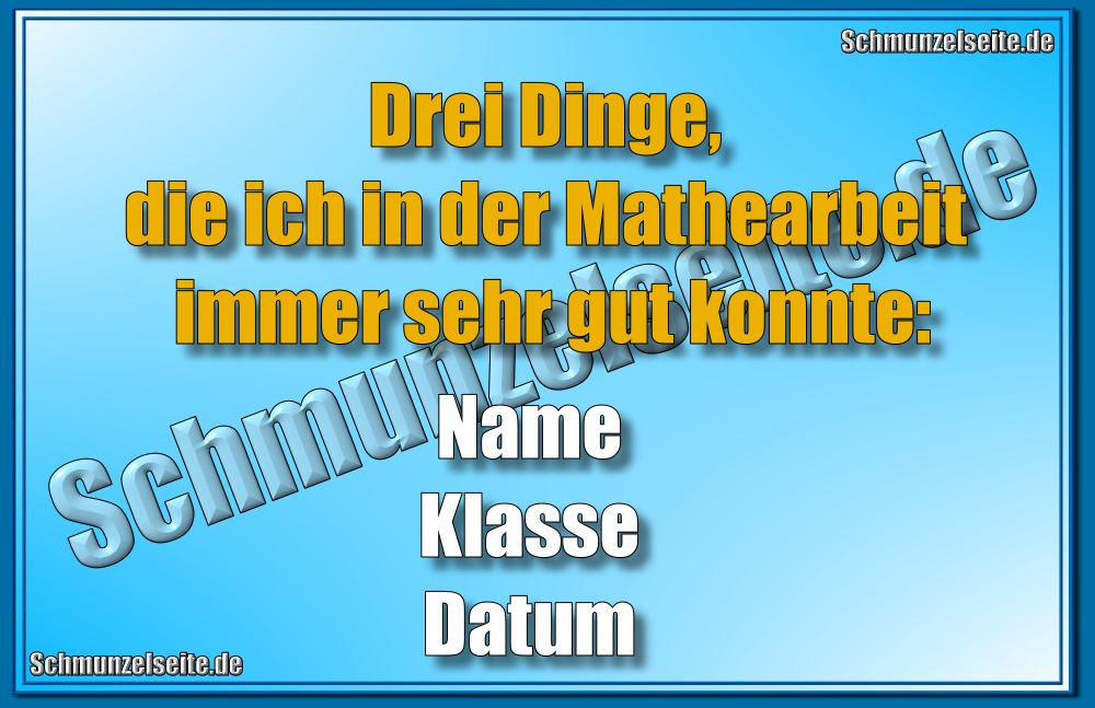 Mathearbeit