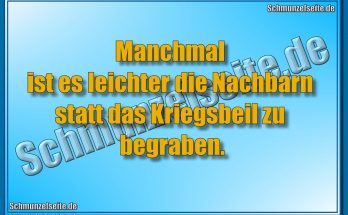Nachbarn begraben