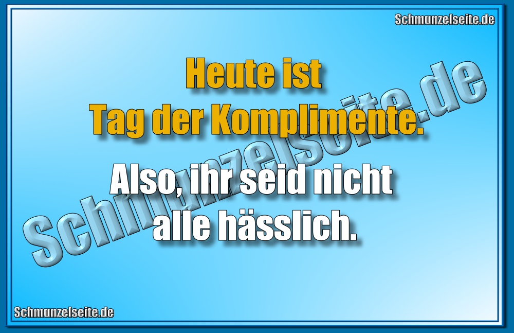 Tag der Komplimente