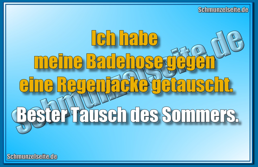Tausch des Sommers