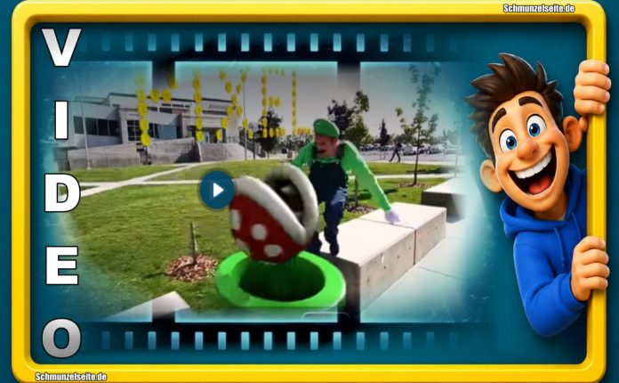 Super Mario Parkour in real Life. So wird das Spiel im realen Leben gespielt. Weltklasse!