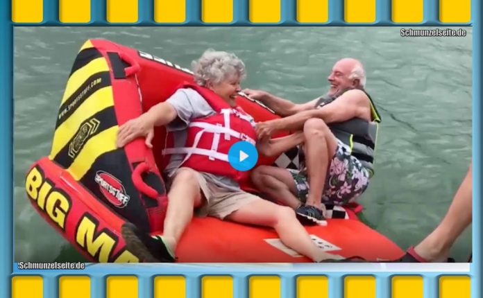 Oma und Opa haben Spaß in diesem Video. Da geht ne Menge schief.