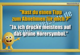 Tipp zum Abnehmen