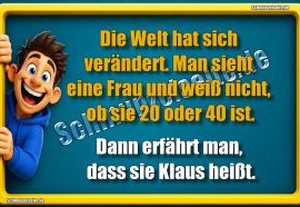 Die Welt hat sich verändert