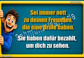 Eine Brille haben
