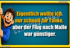 Nur schnell zur Tanke