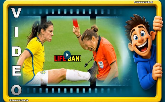 Was geht denn da ab? Rote Karte im Frauenfußball soll ja mal vorkommen, aber was sich hier abspielt ist schön ganz schön krass.