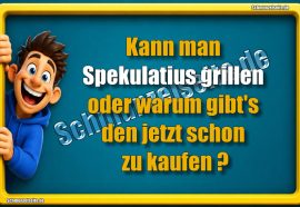 Spekulatius grillen