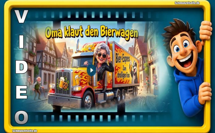 Oma klaut den Bierwagen - was für ein Ohrwurm. Die Oma kennt da keine Kompromisse, wenn es um Bier geht.